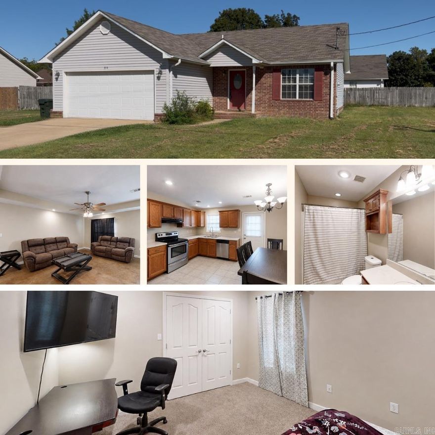Motivated Seller Priced to sell in Westside School District!! This 3 Bedroom, 2 Bathroom home has 1,314 SqFt and sits on 0.22 +/- of an acre. Open Floorplan and acid stain flooring. New Roof in 2021. A/C unit recently serviced.  Call to set a showing today!! **Personal items have been edited out of photo's to showcase the property.**