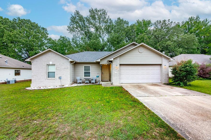 Welcome home to this charming 3 bed, 2 bath beauty with a warm, inviting feel from the moment you walk in! The open floor plan offers a spacious living room that flows right into the eat-in kitchen, complete with a pantry and breakfast bar—perfect for everyday living. The primary suite is a true retreat with a jacuzzi tub, separate shower, and walk-in closet. Out back, you’ll love the fenced yard with a cozy deck and a large storage building for all your extras. This one just feels like home!