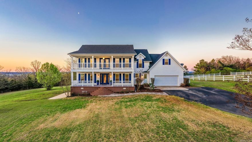 Beautifully remodeled home situated on over 4.5 scenic acres with breathtaking views in a peaceful setting. This spacious property features two living areas, A space for a dining room, office, breakfast room. There is plenty of room for entertaining in this home. The basement offers incredible versatility with a full bath, kitchenette, two living areas, a room that would a perfect bedroom and you still have a room that is perfect for whatever you need. Some ideas for this space would be extra living quarters, workout room, playroom, man cave so many options. Home is located in the highly desirable Greenbrier School District with the town of Greenbrier voted the safest city in Arkansas. The homeowners tell me their neighbors are one in a million and they have truly enjoyed living in this home.  Do you have do you have horses there is space for you here. Priced well below appraisal. This home is in great condition. Roof 2023