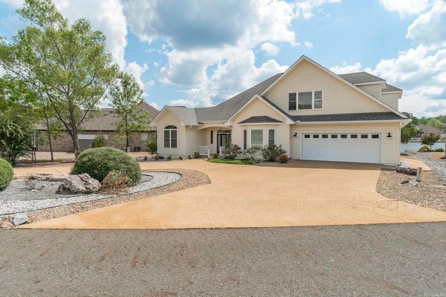 WOW! Completely updated in the best way possible! You won't want to miss this lake front, EAST END home on Lake Maria.  Beautiful waterfront views and Everything for living on One Level, Plus Two patios for outdoor living.  Private setting with mature landscaping, EXTRA WIDE Garage can accommodate 2 cars plus a golf cart. Plenty of room for family visits. Your friends and family will not want to leave. The peace and serenity of Hot Springs Village and especially Lake Maria.  This is a great buy before interest rates rise again! SEE AGENT REMARKS