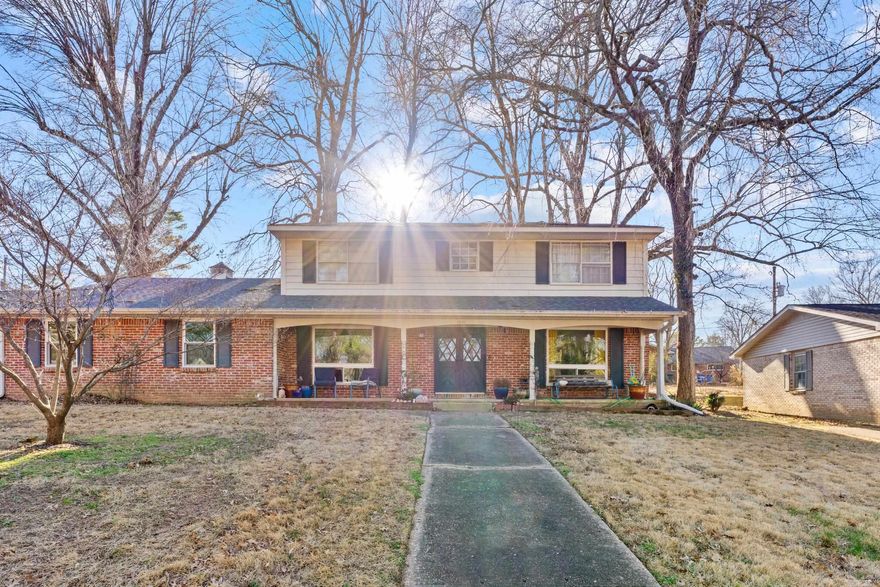 Well-maintained 4-bedroom, 2.5-bath home offering 2,913 square feet on a near .4 acre lot. The home features multiple living areas, a wood burning brick fireplace, and a remodeled kitchen with island seating and updated (2023) appliances. A large bonus room provides flexible space ideal for a media room, playroom, or home office. Recent improvements include a new HVAC system (2023), water heater (2021), all appliances (2022), lower-level windows (2026), and a roof (2018). Exterior amenities include mature trees, a spacious yard, and a detached shop with electricity for additional storage or workspace. Conveniently located in Jonesboro with easy access to local amenities.