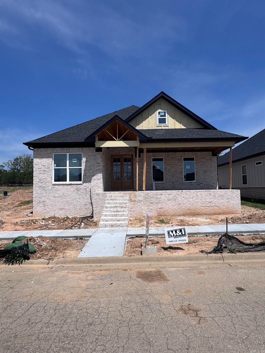 This 4-bedroom, 2-bathroom, 2,007 sq. ft. Craftsman-style home is located in Bryant’s most desirable neighborhood. The residence features custom designer finishes throughout, offering a perfect blend of elegance and practicality. It is ideally situated within walking distance of the neighborhood pool and the local weekend farmers market. The interior includes an open kitchen and living area bathed in natural light, while the exterior features a welcoming front porch. Call the listing agent to see it today!