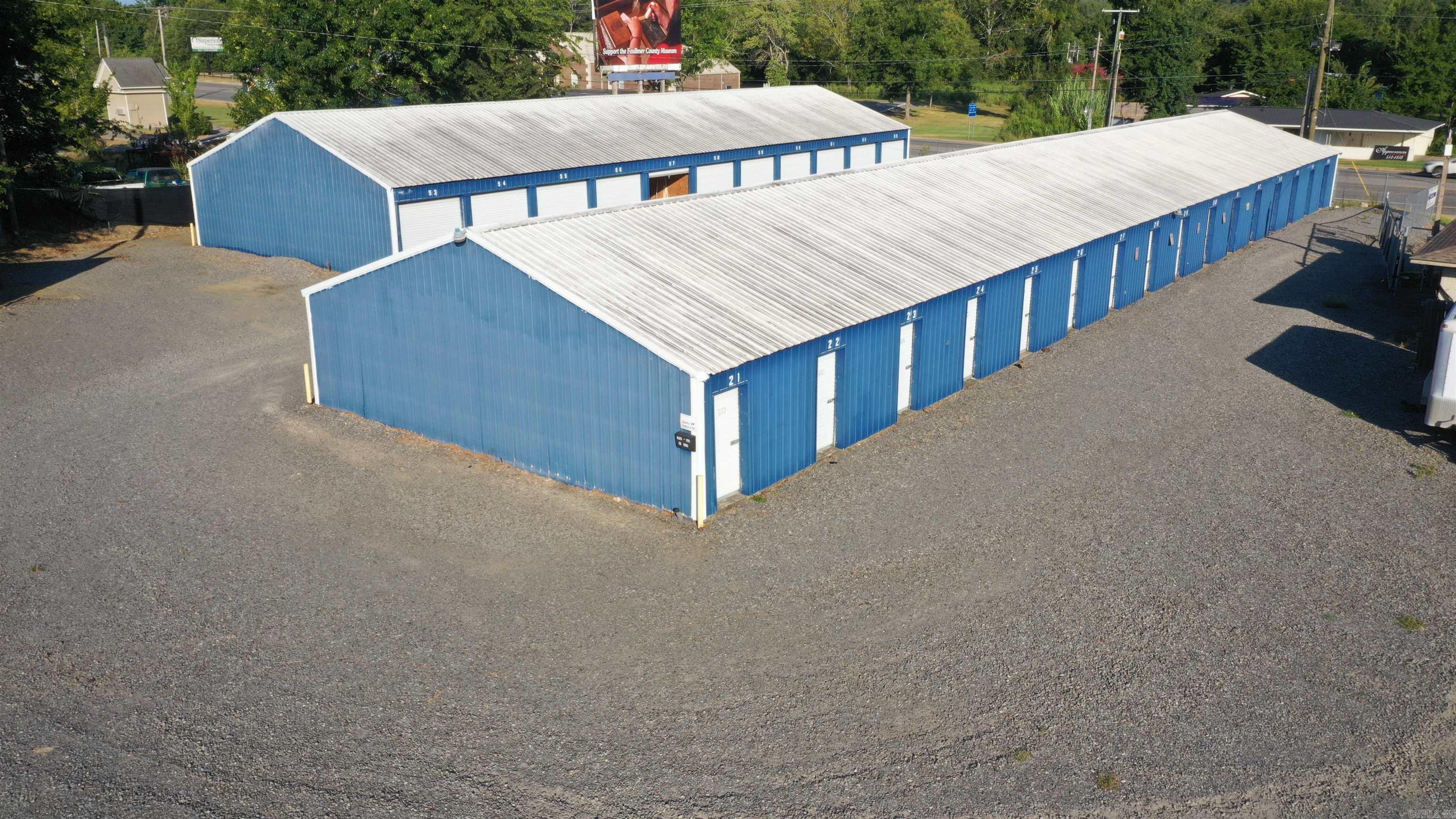 Investors looking for a turnkey property with low turnover? New entrance and exit gates that allow easy access. This 74-unit storage facility is located just off HWY 65 N Conway AR. It features well maintained units, keypad entry, a clean lot with room for expansion and very low cost to maintain. Don't miss your chance to own this great investment property! Owner Financing
