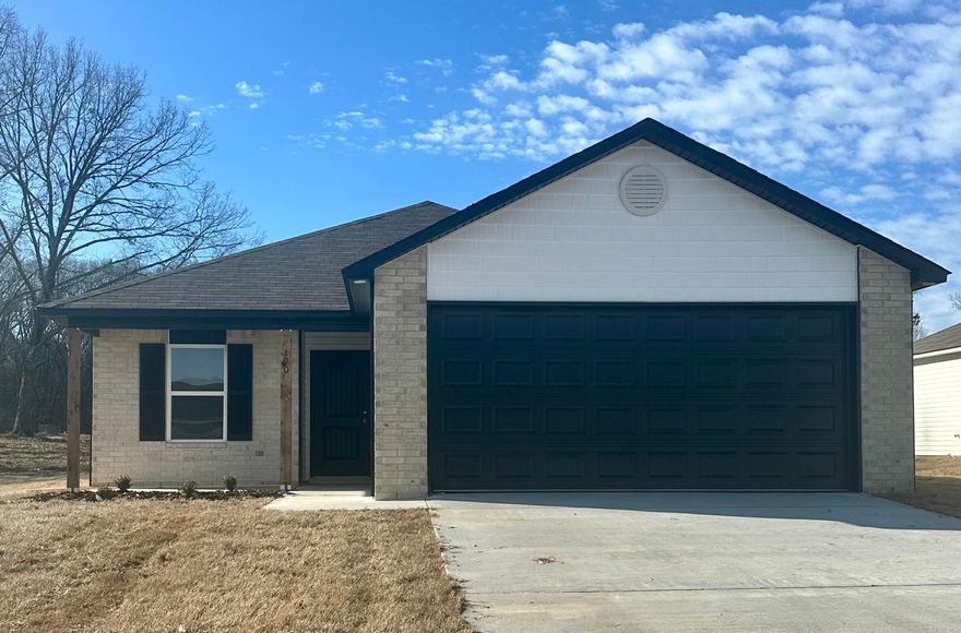 The Baltimore plan is a sleek, modern looking plan that could be perfect for you! Come see this open concept plan with a spacious, airy interior!  Thoughtful upgrades in this home: 14'x10' uncovered patio, plumbing faucet upgrade 2, 8" deep Kitchen sink, added cable jack, flush laminate bar top in Kitchen, Luxury Vinyl Plank flooring in wet areas and Living Room and adjacent hallways, raised ceilings in Living Areas per municipal requirements, fiberglass exterior doors, Cheyenne style doors, baseboards level 2, LED disk lights in Kitchen, full sod, stainless steel appliance package.          THIS HOME IS SCHEDULED TO BE COMPLETE IN LATE DECEMBER.   ***AGENTS: PLEASE SEE AGENT REMARKS AND/OR SHOWING REMARKS FOR VERY IMPORTANT INFORMATION.***  PLEASE NOTE: The mailing address for this property is Cabot. The city that governs this neighborhood is Ward. The community is located in the Cabot School District.