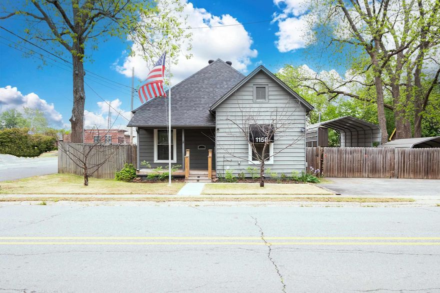 Unique home that is zoned C1.  You can live in the house and have you business there. You can also just put your business here.  Recently updated.  Small backyard.  Extra Parking