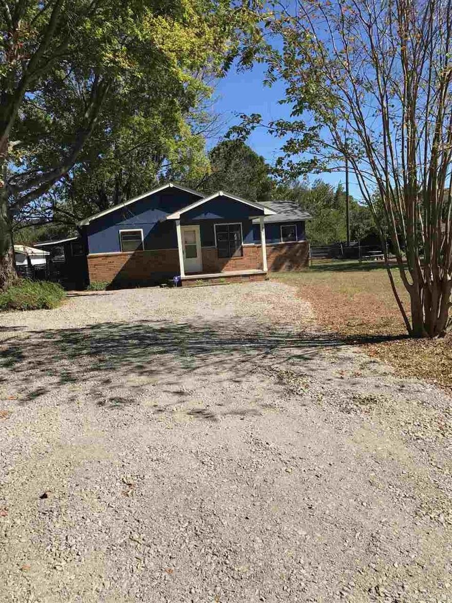 Trash, Internet and Security System included in rent. 3 bed/2 bath home with a lot of upgrades. New flooring, countertops, paint, light fixtures and more. Huge master bedroom with a walk in closet. No carpet in home and has been professionally cleaned so it is move in ready. Fenced backyard for a small pet. Great location and easy access to the interstate.