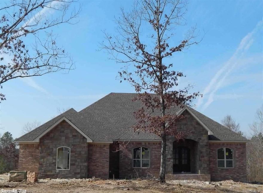 AMAZING LOCATION, AMAZING NEW HOME! This one of a kind beauty is located in the gated subdivision of Westcliffe minutes to Chenal. Open floor plan with tongue and groove vaulted ceilings in the living room and elegant rock fireplace. Open floor plan ideal for entertaining. Master bedroom features wood ceilings in the trey, picture windows impressive bath. Generous guest rooms with good closet space. Covered deck and three car garage.