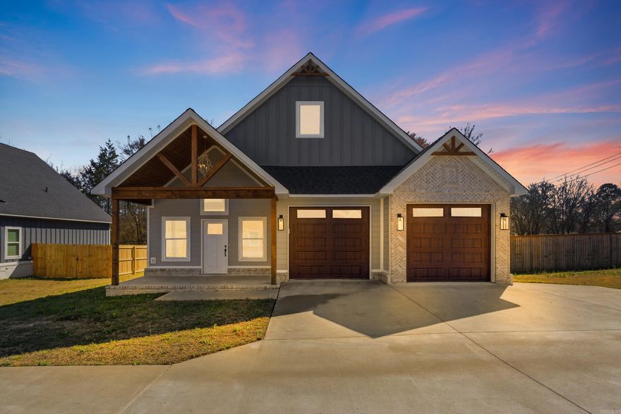*$5,000 Concession with Acceptable Offer!* Welcome to 4 Quartet Cove in Greenbrier, Arkansas, a stunning new construction home by local builder Millco Enterprises, known for quality workmanship and thoughtful design. Located in a desirable Greenbrier neighborhood with top rated Greenbrier schools, this 3 bedroom, 2 bathroom home offers modern design, quality craftsmanship, & energy efficient features. Step inside to vaulted ceilings in the living room that create an open, airy feel. Luxury vinyl flooring runs throughout for easy maintenance. The expansive kitchen features a large island, quartz countertops, an ample amount of custom cabinetry, and statement lighting, ideal for cooking and entertaining. The private primary suite offers a spa like feel and includes a custom tiled shower & a tankless hot water heater, so you never run out of hot water. A low maintenance yard gives you more time to enjoy your home and less time on upkeep. If you are searching for a new construction home in Greenbrier,AR convenient to Conway with upscale finishes and move in ready convenience, this home delivers. Schedule your private showing today and see why this home stands out. Agents see remarks.