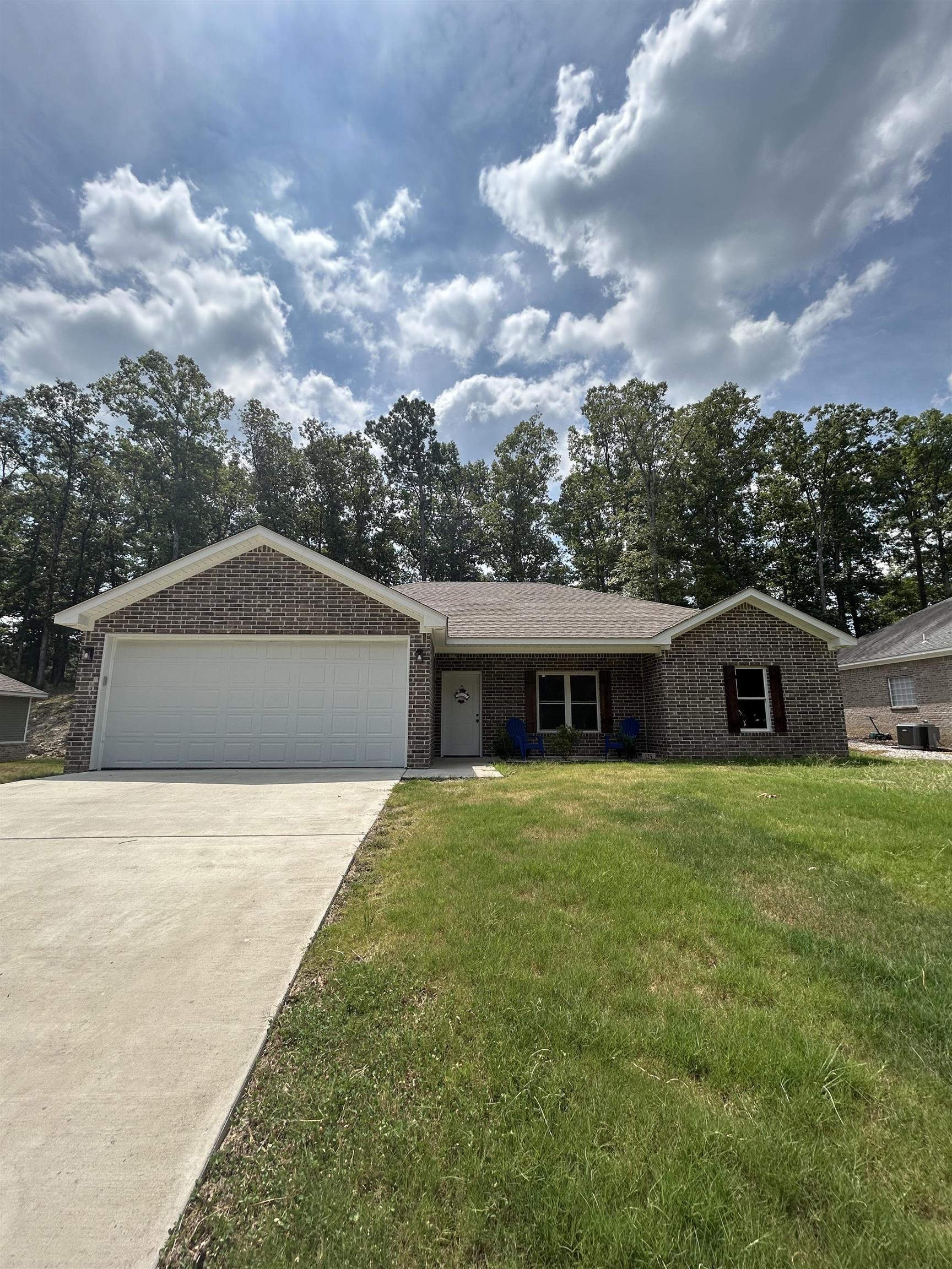 Located in the gated Diamondhead subdivision on the 9th hole of the golf course. This home has three bedrooms, two bathrooms and a two car garage. Two small pets allowed. Diamondhead Resort Community amenities include an 18 hole golf course, Olympic size swimming pool, tennis/pickleball court, basketball court, playground area, disc golf course, workout facility, clubhouse, boat launch/lake access points and hiking in Lake Catherine State Park. Lakeside school district.