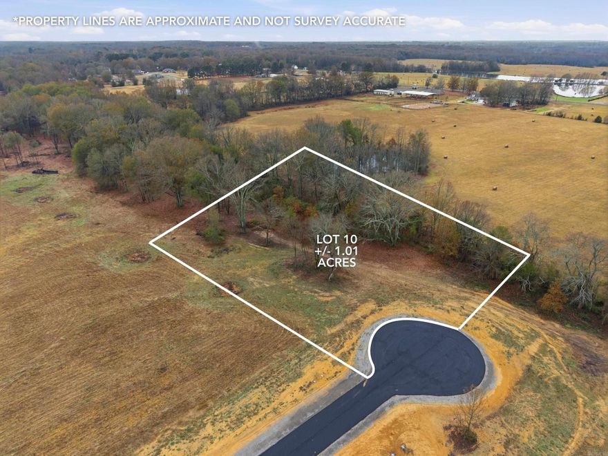 1.01 acre lot in new Crescent Cove Subdivision available for custom build! Agents see remarks.