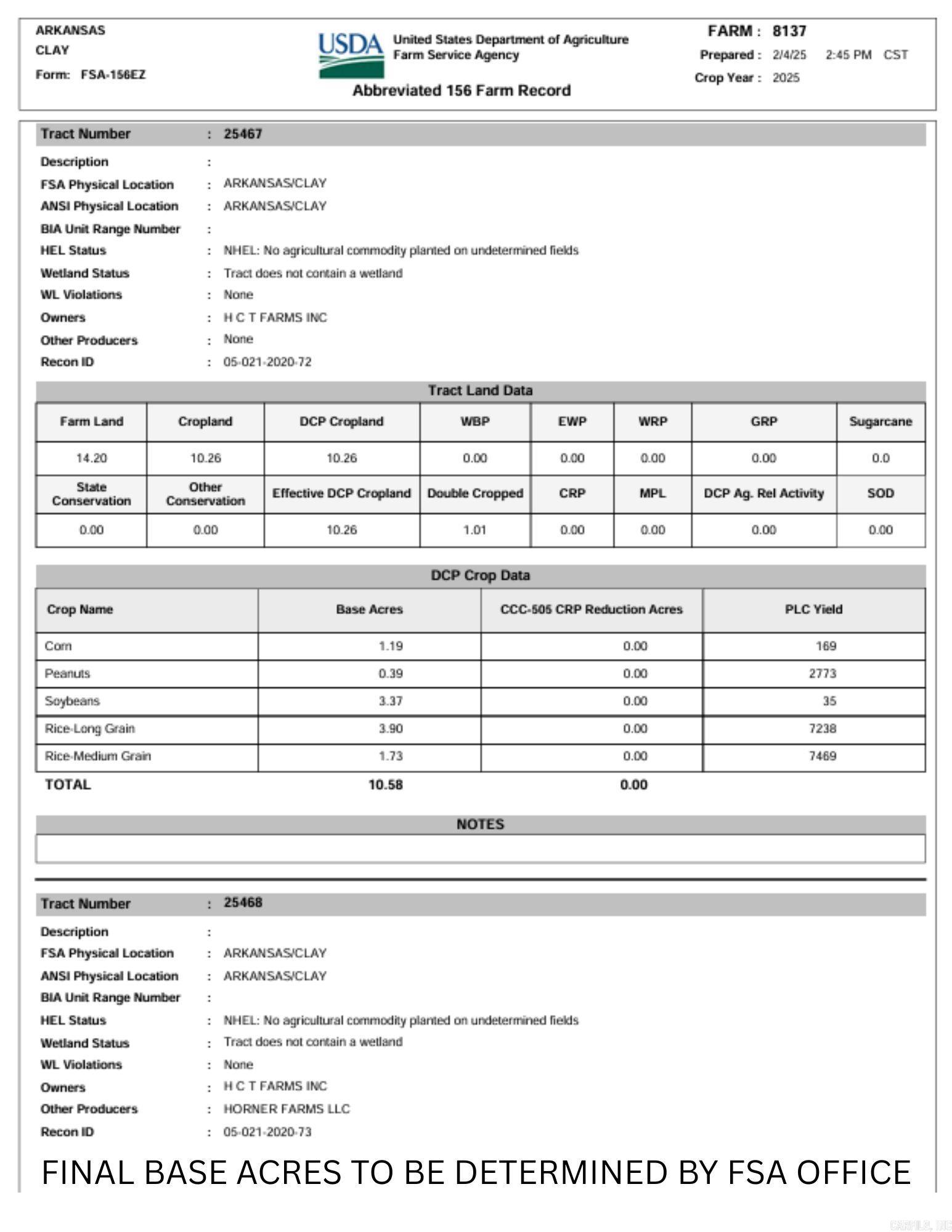 Not in Subdivision - Land