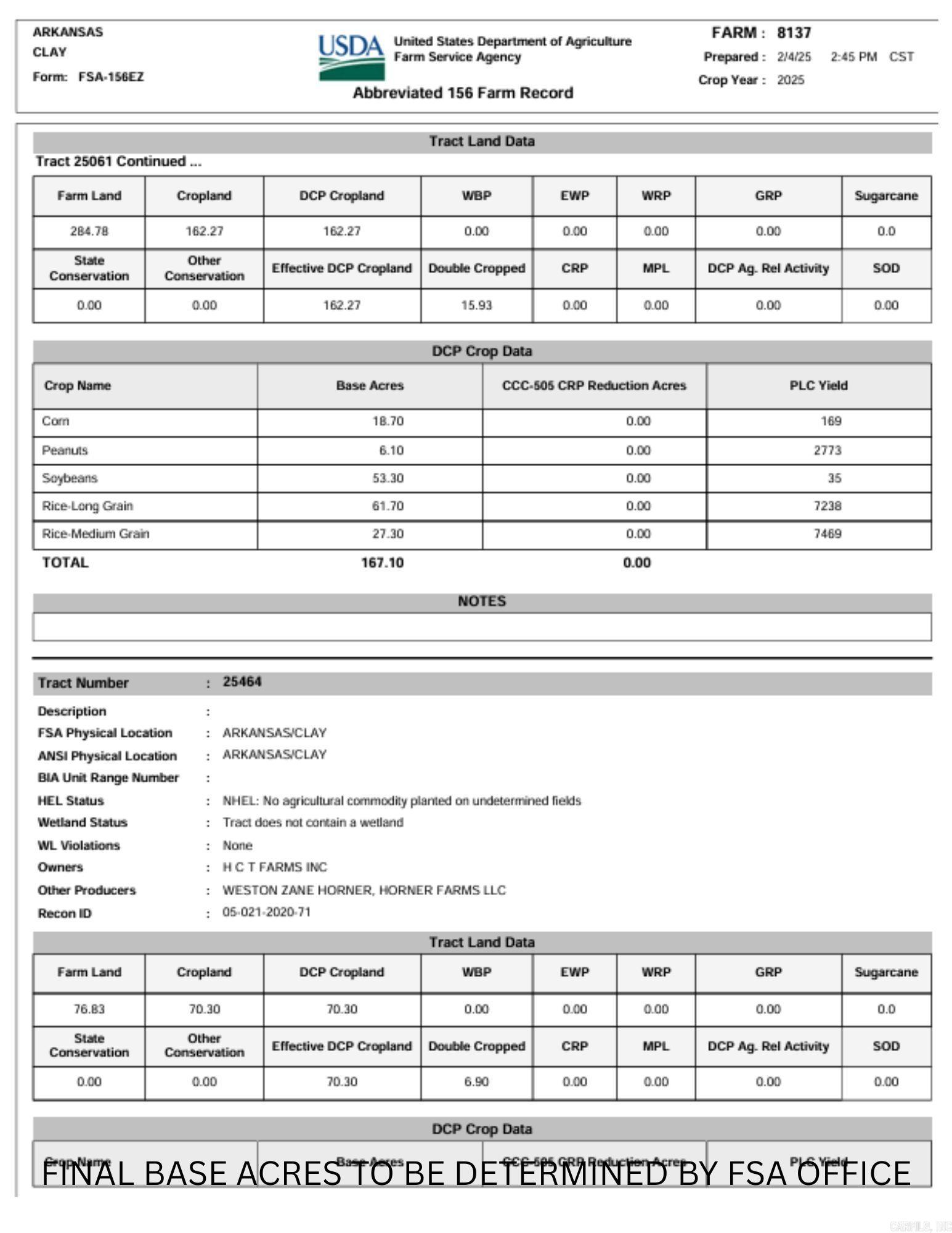 Not in Subdivision - Land