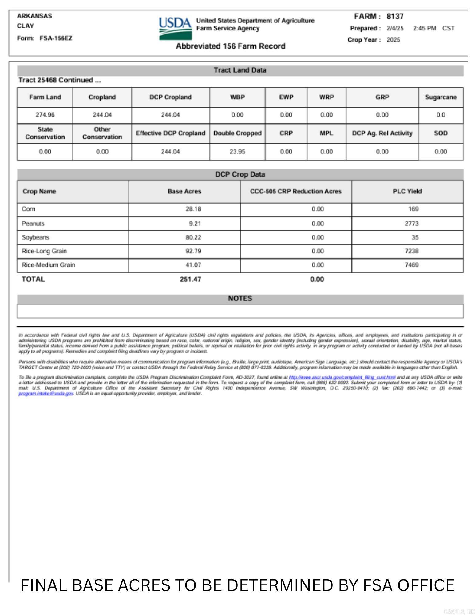 Not in Subdivision - Land