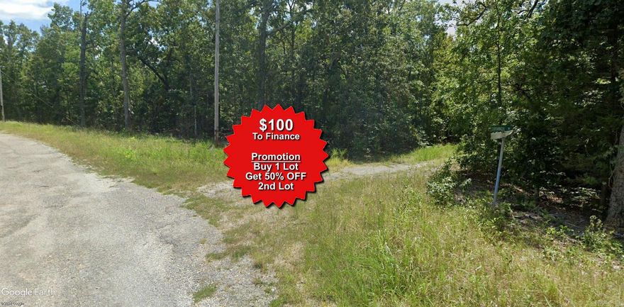 Buy one lot and get 50% off an additional lot! Owner-finance for easy terms. Cash buyers can pay by debit or credit card as well. Nice lot to develop or hold for future value. Public water and electric are available to run to property and will need septic. Owner/agent. No mobiles allowed. 300-2500 minimum build size on any other type of home, depending on subdivision. Finance is 5 months at $194 and closing costs are included. Lots marked with red banner are part of promotion. No limit on lots. Buyer responsible for any/all taxes and lots sold "as-is". Quit claim deed conveys. Parcel ID# 405-21569-000