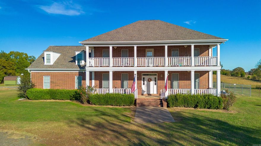 PEACEFUL COUNTRY LIVING AT ITS BEST! Escape the hustle and bustle and embrace the simple beauty of country life in this 4-bedroom, 3.5-bath home with over 4000 sq. ft. of living space, this property features an eat in kitchen, formal dining room, formal living room and bonus room on the second story. The spacious primary suite includes a large connected bathroom and oversized walk-in closet.  Enjoy outdoor living on the patio overlooking the scenic view of 2 shops and a small barn for livestock. Located just minutes from Searcy or Beebe, this property has the serenity of rural living with the convenience of nearby shopping, schools, and medical facilities. The downstairs is fully wheelchair accessible, providing comfort and ease of movement throughout the main living areas - perfect for guests or family memebers with mobility needs. AGENTS PLEASE SEE AGENT REMARKS