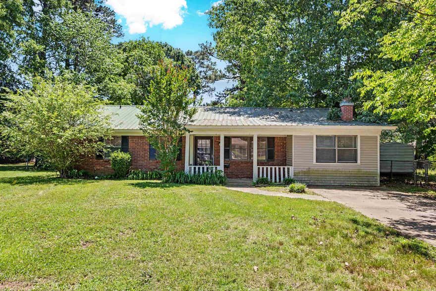 Great opportunity for investors, 3 bed, 2 bath, beautiful fireplace, built ins, larger than average fenced backyard with nice storage shed.