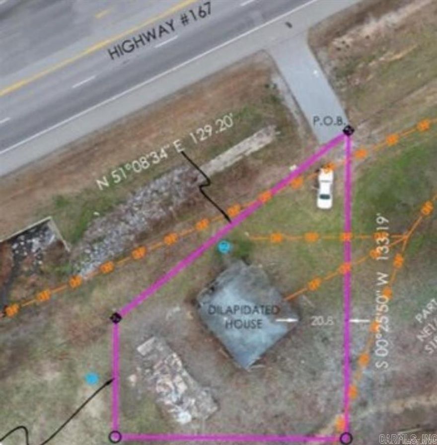 HIGH VISIBILITY! Explore the potential of this conveniently located lot with highway frontage between Batesville and Cave City on N. St Louis/ Hwy 167. 2023 AR DOT traffic counts show an average daily of 9,500 vehicles! Commercial potential is huge with this piece of ground so lets bring your entrepreneurial visions to life! Property surveyed 1-2024.