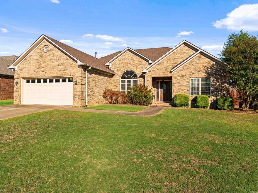 Charming Home in the heart of Cabot! This beautiful 3 Bedroom 2 Bath home offers the perfect blend of comfort and style in a highly sought after location. Step inside to find a welcoming floor plan featuring a formal dining room and eat in kitchen complete with custom stained cabinets and plenty of storage. The Primary Suite and bath are spacious you will love the jacuzzi tub. Outside enjoy a fully fenced backyard with a pergola ideal for entertaining or relaxing with family and friends. Agents see remarks