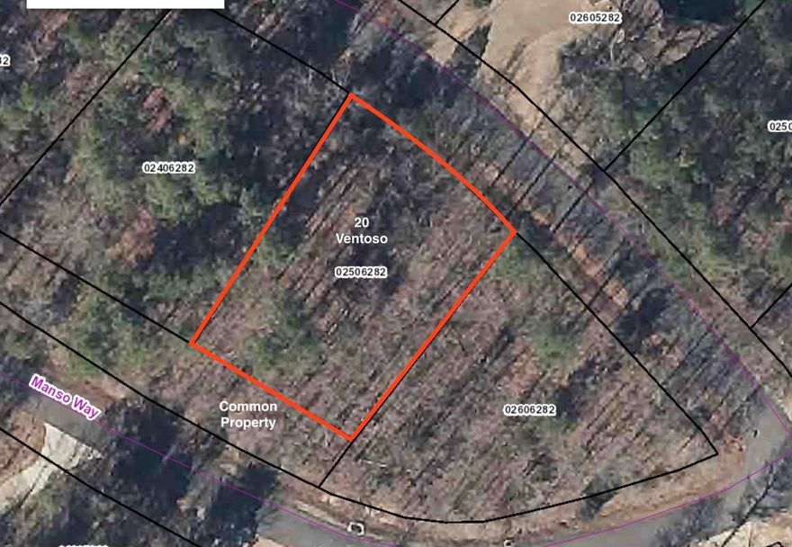 This lot holds the high ground between two branches of Lake Granada. There is a strip of common property on the south side of the lot, providing additional privacy. There are lots available on either side, but there are no lots immediately behind the property. The neighborhood is graced with many nice homes and will be an excellent location to build a new home knowing that its value will be positively impacted by surrounding properties.