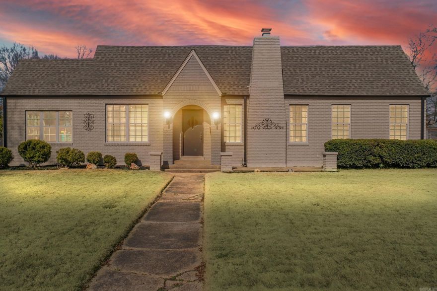 Historic charm meets modern convenience on East Hamilton Ave in the heart of Wynne! This spacious cottage-style home offers the perfect blend of character and updates. A welcoming front façade opens to a formal living room with fireplace, flowing into a central dining room ideal for entertaining. The updated kitchen features custom cabinetry, stainless steel appliances, solid-surface countertops, a bar area, and a unique oval breakfast nook. Just off the kitchen, a large second living area is filled with natural light from oversized windows. The generous primary suite includes private access to the sun porch and a spacious ensuite bath with jetted tub, separate shower, and oversized walk-in closet. Two additional bedrooms provide flexible space, including one with a heated and cooled sunroom/playroom. You’ll also find an updated guest bath, powder room, mudroom, and abundant storage throughout. Major improvements within the last 10 years include roof, windows, paint, fixtures, plus updated electrical and plumbing. Outside features a carport, fenced yard, and beautifully sodded corner lot. Move-in ready and full of charm!
