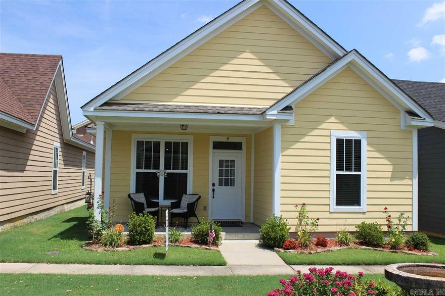 Convenient to everything!! Great patio home - no yard work.  Amenities include:  pool & exercise room.  Hardwood floors, carpet in 3 bedrooms, granite counter tops, stainless steel appliances, large master bedroom, & bath, walk-in closet and shower & whirlpool tub, with double vanity.