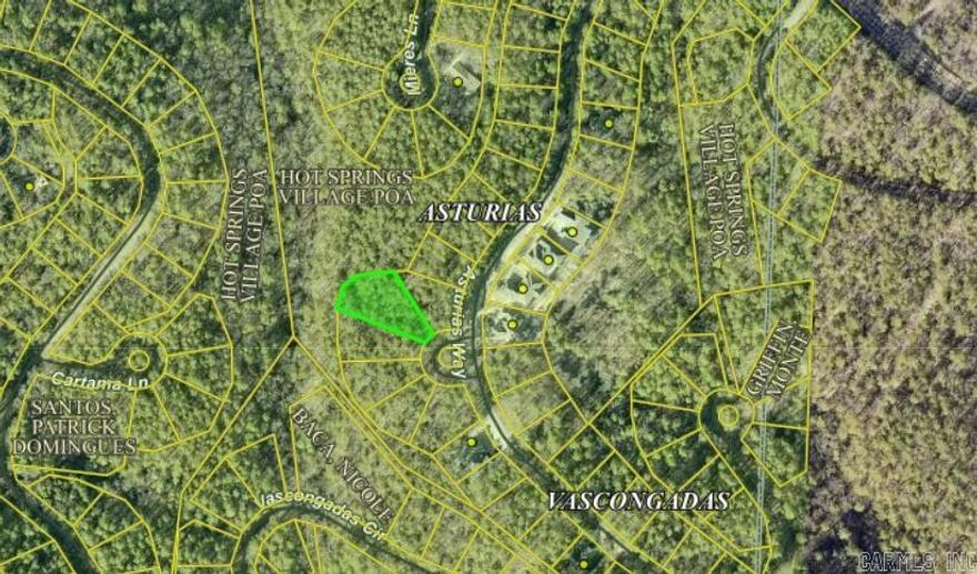 Hot Springs Village (HSV) is the largest gated community in the United States, covering 26,000 acres and featuring 11 lakes, 8 additional golf courses, and miles of walking trails. This lot can be sold as a package deal along with 41 other lots in HSV for only $95k for all 42 lots. (See Agent Remarks)