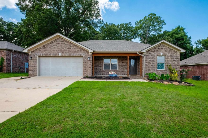 WON'T LAST LONG! Beautiful ALL BRICK Home in Cross Creek in Cabot School District and minutes from LR Air Force Base! Awesome Open concept split Floor Plan Featuring 3 Bedrooms 2 bath! The Great Room is Large w/Vaulted Ceiling, accent wall & Fireplace! The Kitchen features Beautiful Cabinets with granite countertops and tons of work space w/stainless steel appliances. Separate Kitchen Dining area.  Separate laundry room. The Primary bedroom is spacious w/tray ceilings & large walk-in closet & exterior door leading to the deck. Primary bath has double sink vanity, large soaking tub, walk in custom tiled shower You will enjoy sitting on the Covered Front Porch.  Backyard paradise w/large deck & above ground swimming pool with Extending Covered Patio and firepit! Entertain family and friends or just relax in your own oasis. Fully Fenced yard w/Dry Storage Bldg and backs up to green space.  Recent Updates Include New Paint, New stylish LVP flooring, new HWH! Qualifies for RD loan.