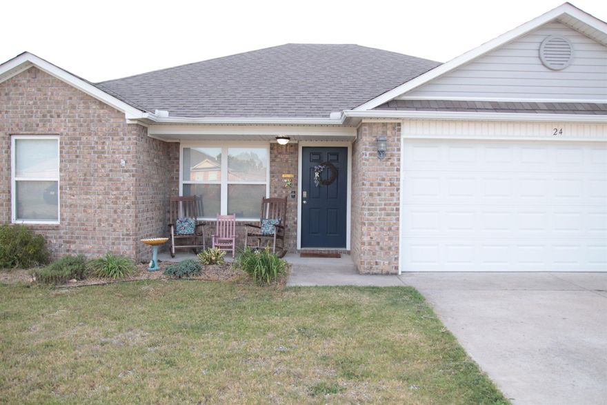 Welcome to your new beautiful brick home with 3 bedrooms, 2 bathrooms, a split floor plan, extra parking pad, and new roof in 2024. You'll fall in love with the AMAZING outdoor entertaining area including a pergola, brick firepit, and a 20X10 custom built, insulated shed with electric, that could be turned into a shop, man cave, she shed,  gym space, or a playhouse! Call to set up your private showing today!