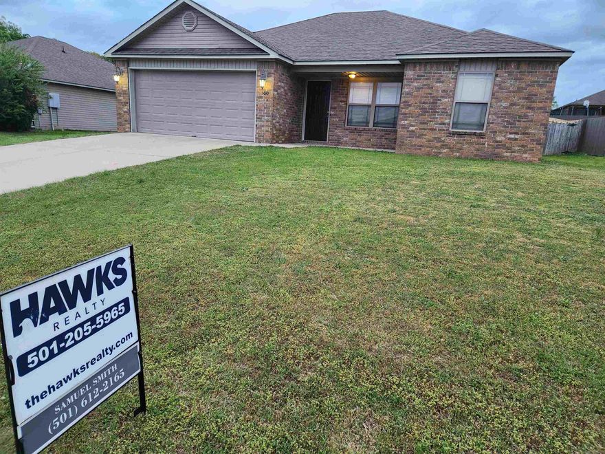 This beautiful 4-bedroom home has barely been lived in since construction, it still looks, smells and feels NEW! The seller took great pride in this home and took excellent care of it! Enjoy the quite but family friendly neighborhood not in the city but with ALL the city conveniences just 4 minutes away! Huge privacy fenced back yard, Cul-de-sac to prevent through traffic which is a lot safer for children and a lot less traffic than regular streets. ALL rooms are LVP or tile except one bedroom has new carpet, this spacious lay out with a split floor plan gives much needed privacy as well! Zero Down payment options are available for this home even if you are NOT a first-time homeowner! Call or text me today for your private viewing!