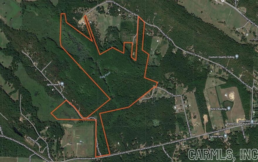 137 acres hunting recreational property outside Mayflower Ar.  Ducks and Deer Mainly plus small game. Has some Atv trails. Has a building site. Utilities available are water and electric