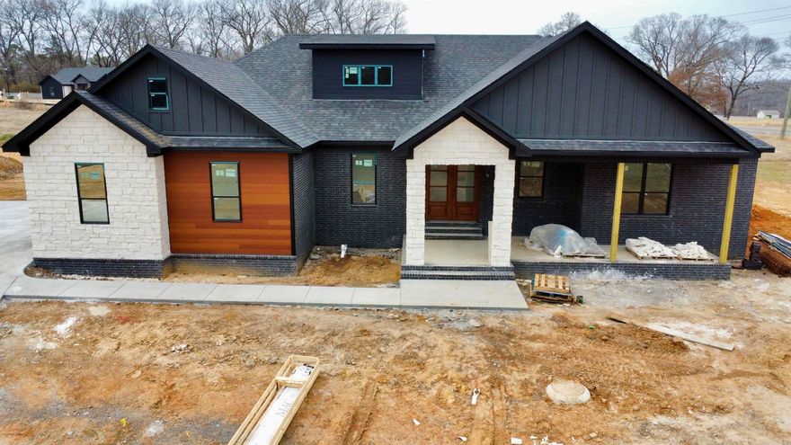 Here is your chance to own another designer home by Paragon Builders. This 2950 sqft home has ALL the space you need. 4 bedrooms, an office & large bonus room upstairs. The living/kitchen/dining area is open concept with a vaulted ceiling. Office is located at the front of the home. Entering your large primary bedroom you can directly go into the bathroom with his/hers vanities and makeup area. Spa shower with large black freestanding soaker tub. From the bathroom you can walk into the massive closet (there is pocket door access to bonus room from closet). As you make the loop you can exit the closet into the laundry room that is stacked with cabinet space for storage. Right outside the laundry you'll find the half bathroom and large under stair storage. On the opposite side you will find the 3 "kids/guest" bedrooms. All which feature walk in closets & a bathroom that separates the tub/shower/toilet from the vanities. The home will feat. LVP, tile & carpet flooring. Quartz countertops, Delta plumbing fixtures, high end lighting, all gas appliances (stove, hvac, water heater, fireplace). Garage is fully insualted incl. garage door. *BUYER CAN CHOOSE ITEMS WITH ACCEPTED OFFER*