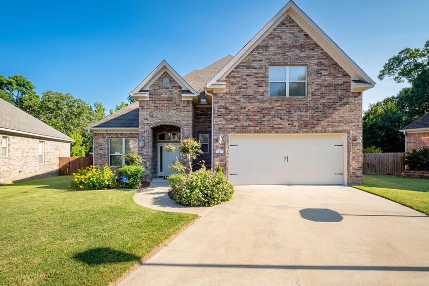 Welcome home to this well-maintained property in the Maddison Valley subdivision of West Little Rock. It is zoned for Don Roberts Elementary and located on a quiet cul-de-sac. This home boasts spacious rooms, superb natural light, a flat yard with a covered living space, and an open concept layout. The primary suite is located on the main level. Upstairs are 3 bedrooms, double vanity hall bathroom and an additional vanity within the larger of the bedrooms that could also serve as a 2nd living area or playroom. The fully fenced flat backyard with the covered patio, is the perfect place to host your family and friends.