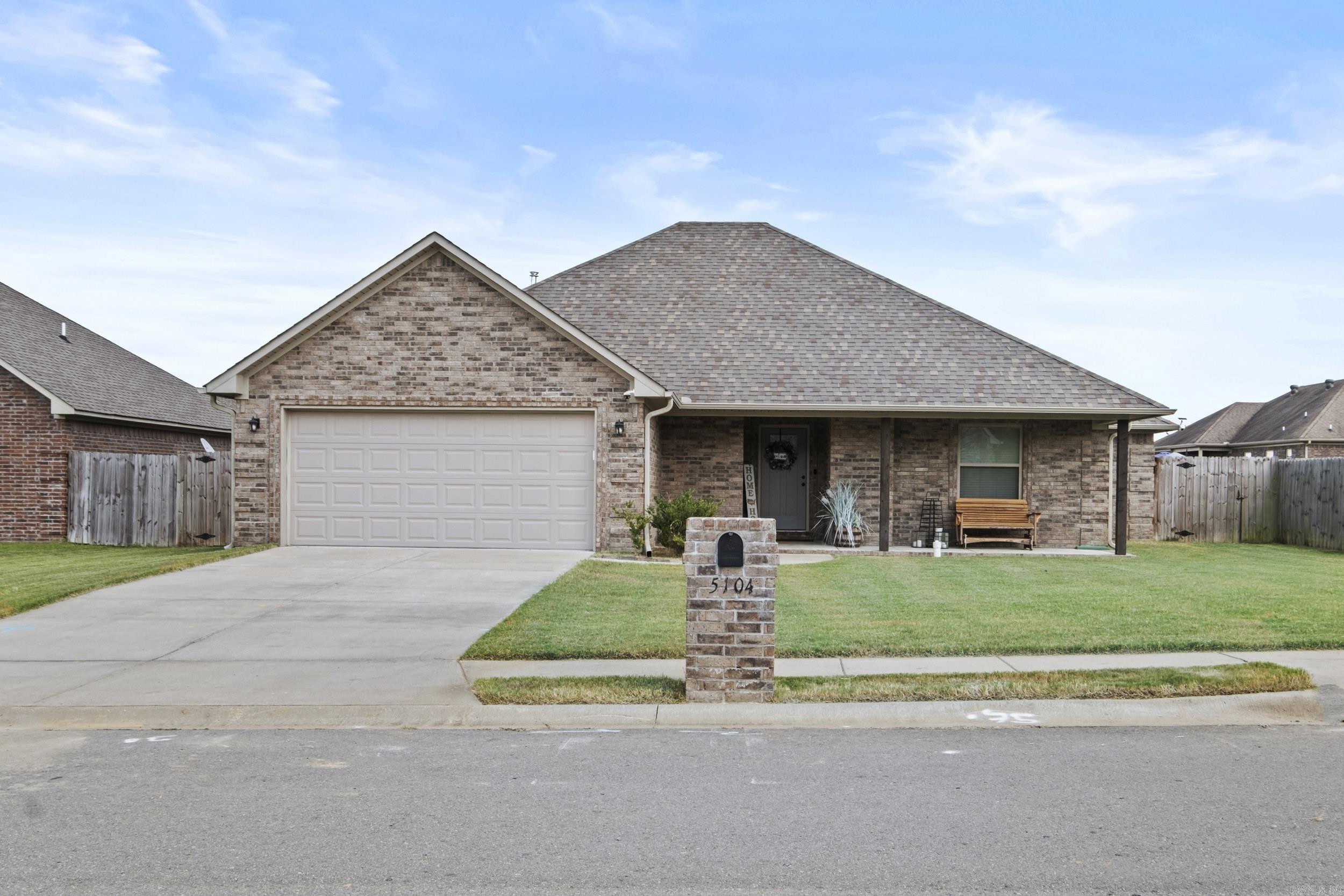 Beautiful Home on a nice level lot, Located in the Jaxon Terrace Subdivision! Many features include an open floor plan, large den with fireplace-with 12 Foot ceilings. The kitchen features granite countertops, lots of cabinets + counter top space! The home is also loaded w/Crown molding,+ canned lighting.The Master bedroom is large, w/ tray ceilings, and the master bath features a free standing tub, granite counter tops, and separate walk-in closets! New gutters! No Carpet in any of the home! (Luxury Vinyl throughout most) Very Reasonable Utility Bills..This home is 5 minutes from LR Air Force Base! Minutes from Restaurants, Shopping and Fire Dept. This home has endless amounts of Smart Technology available, and is ready for you!!