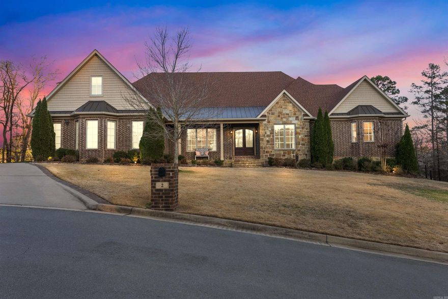 Exquisite custom-built home nestled in the heart of Woodlands Edge most prestigious neighborhood, “The Preserve." Positioned in a cul-de-sac on a corner lot, this home boasts timeless craftsmanship. The great room features a vaulted wood ceiling and stunning stone fireplace located adjacent to an office and formal dining room. The kitchen was designed for a chef featuring stainless steel appliances (gas range & double ovens), pantry, island & breakfast room. The primary bedroom suite is designed for comfort & privacy. It features new carpet, access to the backyard, & dual walk-in closets. The spa-inspired bathroom boasts a copper soaking tub, his-and-her vanities, a walk-in shower, and a private water closet. Two additional bedrooms are located on the main level with en-suite bathrooms and walk-in closets. Upper level offers a spacious 4th bedroom or game room, full bath, closet & walk-in attic. The backyard offers mature landscaping, a screened-in porch with fireplace, maintenance-free composite deck & iron fence. Additional highlights: an 8-person Townley hot tub, three-car garage, generator & neighborhood amenities: pool, club house, tennis courts, walking trails and playground!