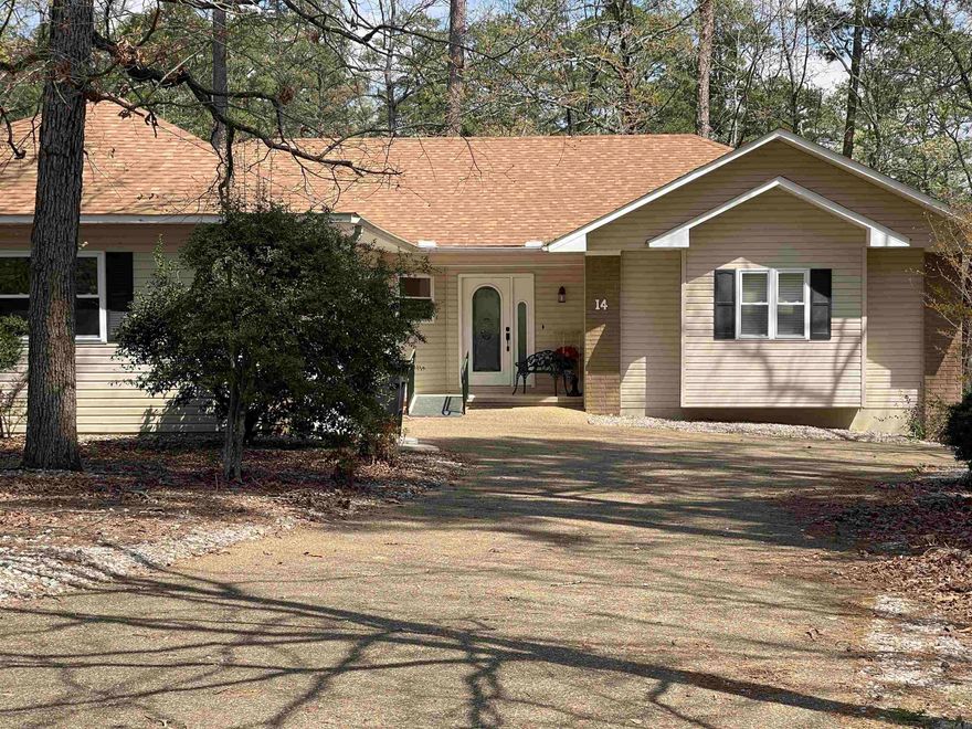 Discover your serene retreat at the end of a quiet cul-de-sac!  "Lake Pineda Views"  This move-in-ready gem was beautifully updated in 2023 and features a brand-new roof, New HVAC,  fresh nuetral paint , and modern flooring throughout. The heart of the home is a modernized kitchen.  Lots of storage and a laundry area designed for effortless living. Relax in the primary suite with its walk-in shower and generous closet space, or enjoy the versatile guest rooms—both of which offer peaceful views of the water. The standout feature is the Arkansas Room and expansive deck, perfect for soaking in the scenery. The property borders common acreage, providing a "backyard" feel that leads straight to the shores of Lake Pineda for a prime fishing spot. Just a short walk to the Dam Trail, this home is the perfect blend of modern comfort and outdoor adventure.  Oversized 2-car garage and added storage. See Agent Remarks!