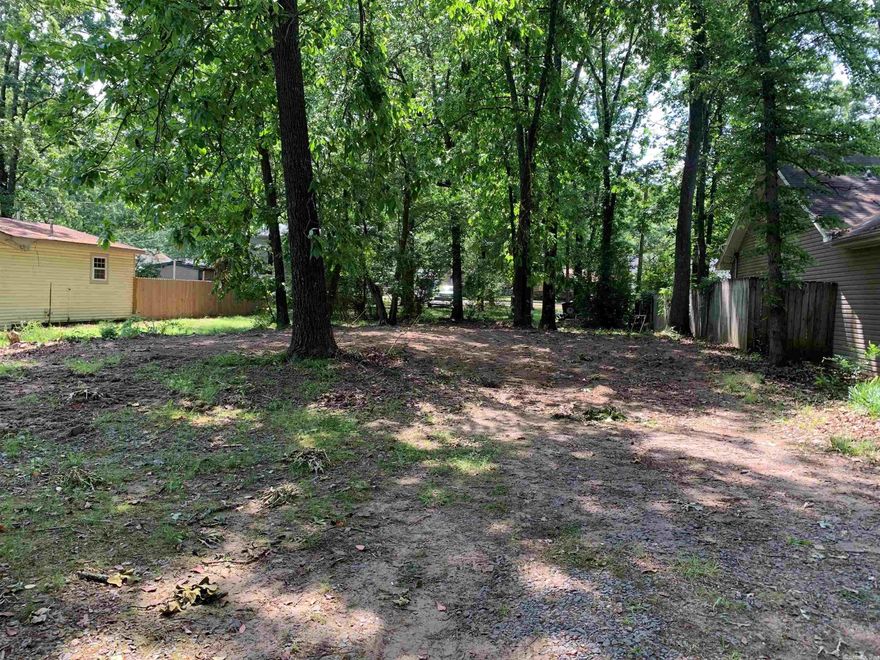 Build your dream home on the nice level lot that is in the heart of Sherwood.  Just minutes from shopping, restaurants, churches, and schools.