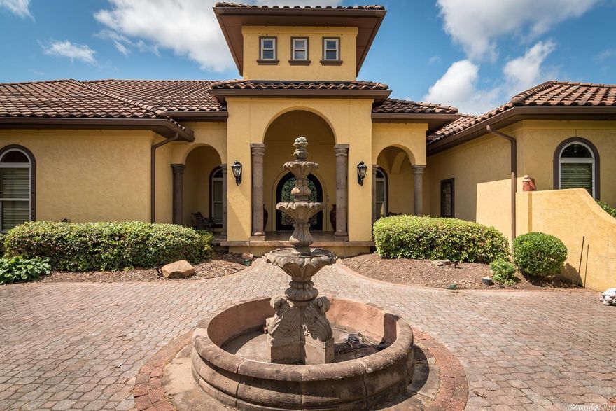 Nestled in the foothills and mountains of Stonehill Ranch between Maumelle and Mayflower, this stunning Tuscan home features privacy and beautiful views of the countryside. Large Kitchen and Hearth room for family gatherings, Thermal Air/Heating system, Appox 7 acres of land with plenty of room to add a pool and and shop. Storm shelter, Master suite features large master bath, walk thru double shower. Enjoy the afternoon breeze off the sweeping private Veranda off back of the home. **SEE AGENT REMARKS**