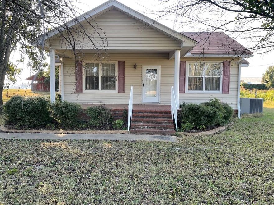 This property is a must see! This is cute little cozy country home sits on 2.06 acres in a quite area. It has 2BR,1BA, separate dining room, fam/den, & a large front porch. Bring your buyers today because this property will not last long!!