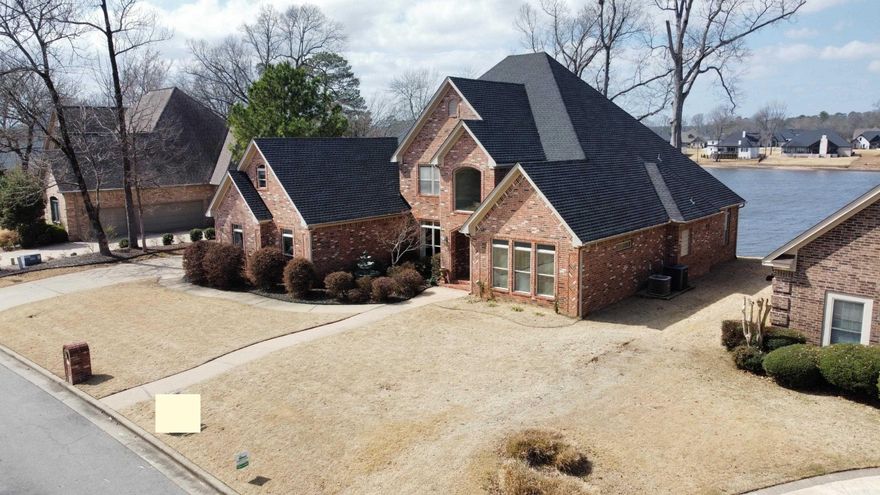 LAKE LIVING | GREAT VIEWS | BEAUTIFUL FLOOR PLAN  Welcome to your dream lakefront retreat in one of the most sought after neighborhood in central Arkansas!  This stunning 5 bedroom/3.5 bath haven offers the perfect blend of luxury and tranquility with high ceilings, custom crown molding throughout, and a lovely new outdoor patio perfect for grilling and entertaining with family and friends.  Step inside and be greeted by spacious, light-filled rooms designed for effortless living.  With a beautiful floor plan and flow throughout, every corner of this home exudes comfort and elegance.  You'll love the oversized breakfast area where you can enjoy breathtaking views of the serene lake from multiple vantage points.  Fall asleep each night looking at the gorgeous water from the primary bedroom.  This property is truly a gem, uniquely and conveniently situated near the front of the neighborhood - only two blocks from the Hurricane Lake Estates clubhouse, tennis courts, children's park, and boat dock.  New roof and new outdoor patio - don't miss your chance to own the special experience of lakefront living.
