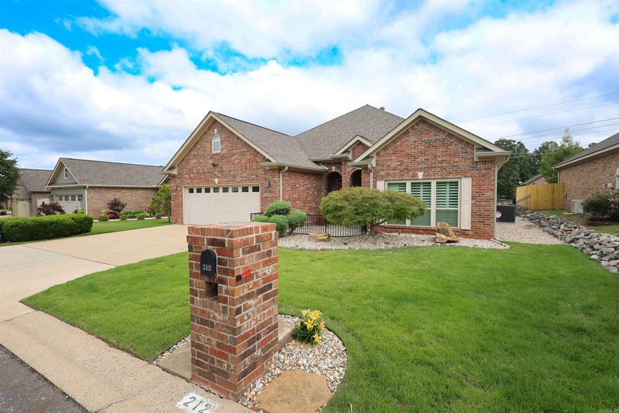 Located in the Forest Lakes Subdivision, this well-maintained brick home offers approximately 2,780+/- sq ft with 3 bedrooms and 2.5 bathrooms. Built in 2010, the property features an open-concept living area with fireplace, large windows, and skylights that provide abundant natural light throughout the main living spaces. Recent updates include new windows, new flooring, and new kitchen countertops. The kitchen and living areas offer a functional layout ideal for everyday living and entertaining. Additional features include a two-car garage, spacious rooms, and relaxing views from the rear of the home overlooking the pond, workshop, and gardening area. Conveniently located near area amenities, this property combines comfort, space, and thoughtful design.