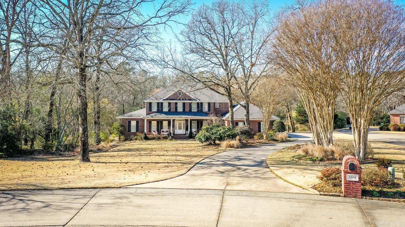 First time on the market. Custom built home on 2+ acres in midst of WLR. Located in a gated community of only 5 homes with estate-sized lots. Built by Barre Construction & designed by Terry Williams Interiors. Professionally designed resort-like area with pool & large deck. Park-like landscape has mature plants, full irrigation. Back acre left natural to have a private forest in the city. Near public & private schools & upscale amenities Thoughtfully designed 4 bedrooms, 4.5 baths. Bedrooms have direct access to a bathroom and walk-in closet. Large master suite on main level with en-suite, see-thru gas fireplace for bedroom and bath, oversized whirlpool tub, shower, large double vanity & walk-in closet. Living space on each level. Main level living space has see-thru fireplace with gas logs. Surround sound with speakers on main level. Formal dining room with hardwood floor. Library/office with hardwood floor & built-in bookcases. Kitchen has island, walk-in pantry, double oven, peninsula bar & eat-in area. Laundry room with full bath. 3 car garage has pegboard wall & ladder access to attic space with large storage. Concrete area under house. Storage area under deck.
