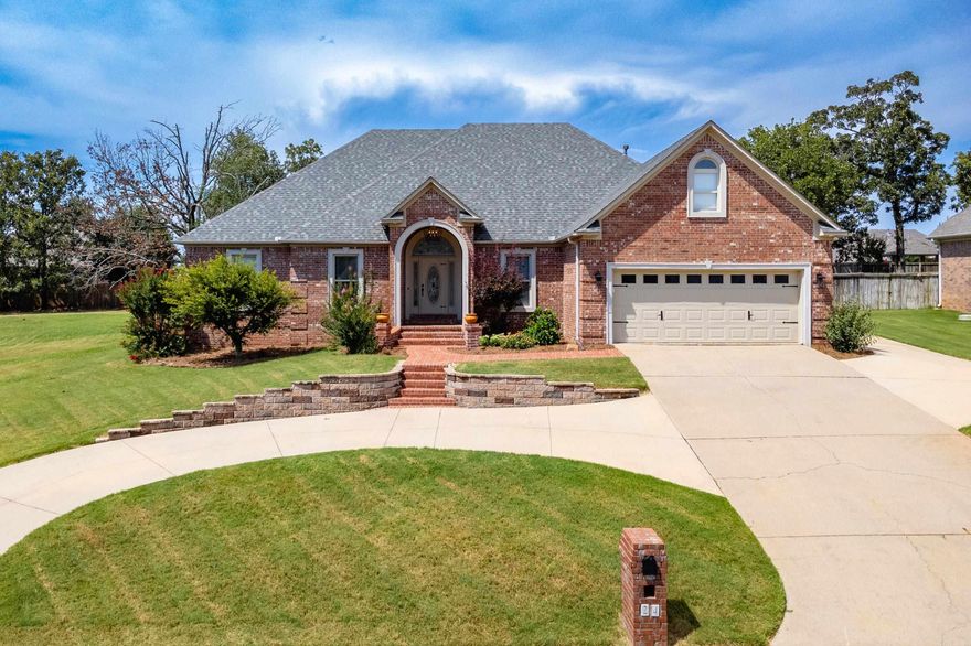 Welcome to your own private oasis in the heart of Cabot! This stunning home offers an incredible outdoor retreat featuring a 10ft deep in-ground pool with diving board, new pool pump, a spacious hot tub, and multiple outdoor living areas-- perfect for entertaining or relaxing in style. The circle drive & extra parking pad offer plenty of space for guests. Step inside to soaring ceilings and a warm, inviting layout with a formal dining room and dedicated office just off the foyer. The living room flows seamlessly into the kitchen, where you’ll find a breakfast bar, stainless steel appliances, and plenty of space for gathering. The primary suite is a true retreat with a cozy sitting area or office nook, two walk-in closets, double vanities, a walk-in shower, and a luxurious soaking tub. Three additional bedrooms and a full bath are located on the opposite side of the home for privacy. Upstairs, a large bonus room with a mini split offers endless possibilities as a theater room, playroom, or extra living space. This home has it all—inside and out! Roof (2024), lighting fixtures (2025), outdoor fixtures app-controlled, carpet (2024), interior paint (2024), pool liner (2020).