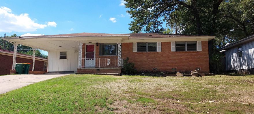 This well-kept 3 bedroom, 2 bath home has all the charm of its 1960 build with plenty of updates to enjoy. The master bathroom has been completely remodeled, and the interior has a fresh coat of paint throughout. You’ll find a comfortable layout and an attached bonus room that works great as a workshop, hobby space, or extra storage. The backyard is large and perfect for gatherings, kids, pets, or gardening. Out back, a covered patio gives you a nice spot to relax or entertain no matter the weather.  A great home with lots of potential