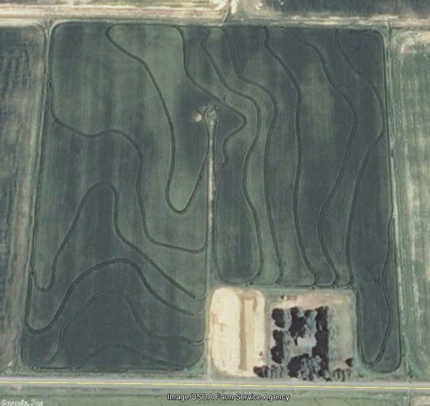 Prime farm land highly productive with two good electric wells and crop history farm basis, mineral rights convey, crop share or per acre agricultural rental income available for tillable acreage, solid sturdy well built brick frame home, small barn and horse corral, beautiful shade trees, farmland views, close to Riverview schools bus stop, bank, and post office in Griffithville.