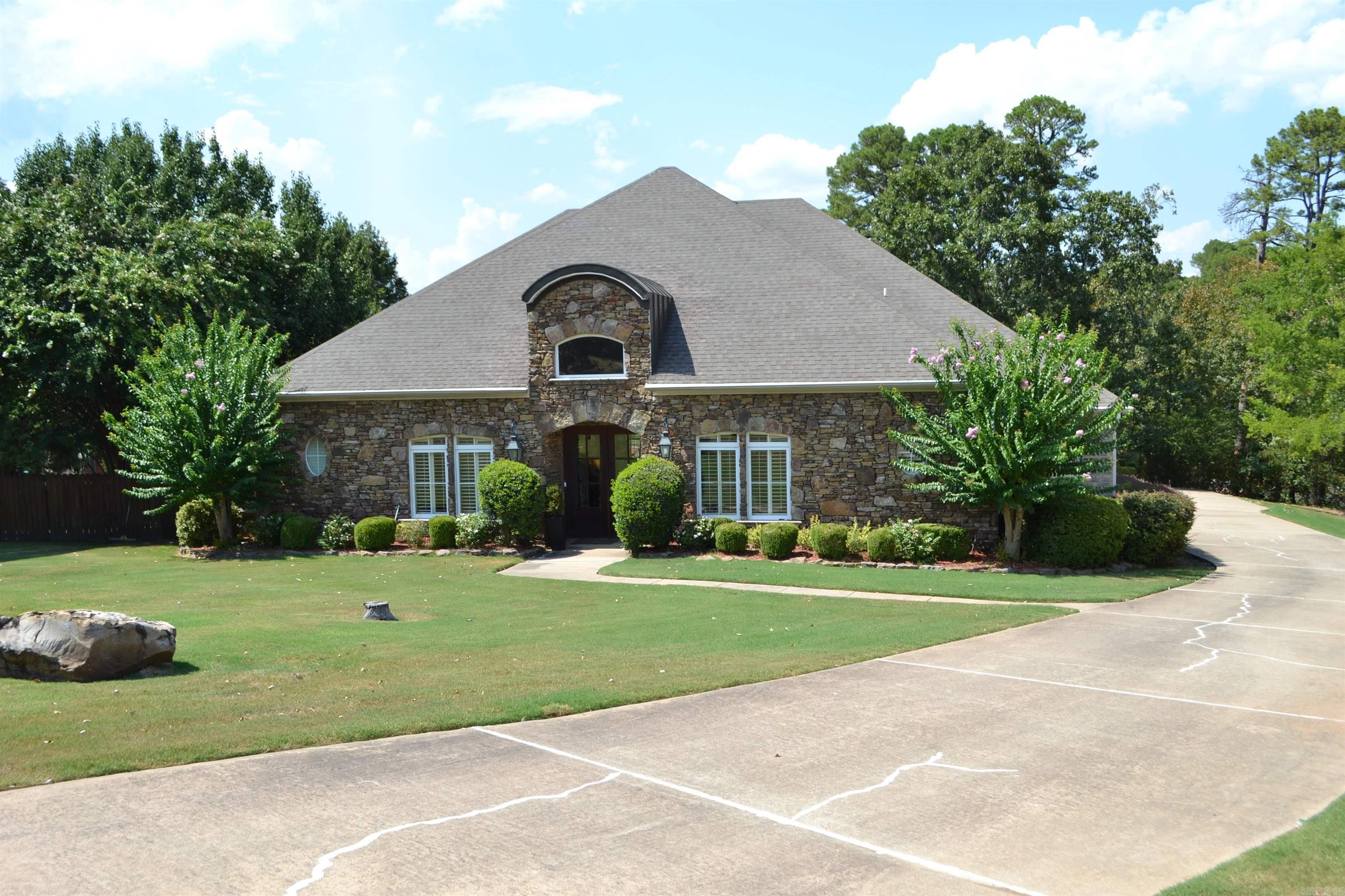 Stunning Chenal Valley home on a quiet cul-de-sac. This home is 3,844 sf and features an open floor plan with an office, 4 bedrooms, and 3.5 bathrooms. The kitchen offers granite countertops, gas cooktop, double ovens, beautiful cabinets, and Travertine floors. A huge game / media room over the garage also has a half bath. It all sits on a flat lot with a covered back patio and 3 car garage. Community amenities include a pool and a playground. Both HVAC Units, both Hot Water Heaters, Gas Range, built in Microwave and Dishwasher have all been replaced in last 2 years.