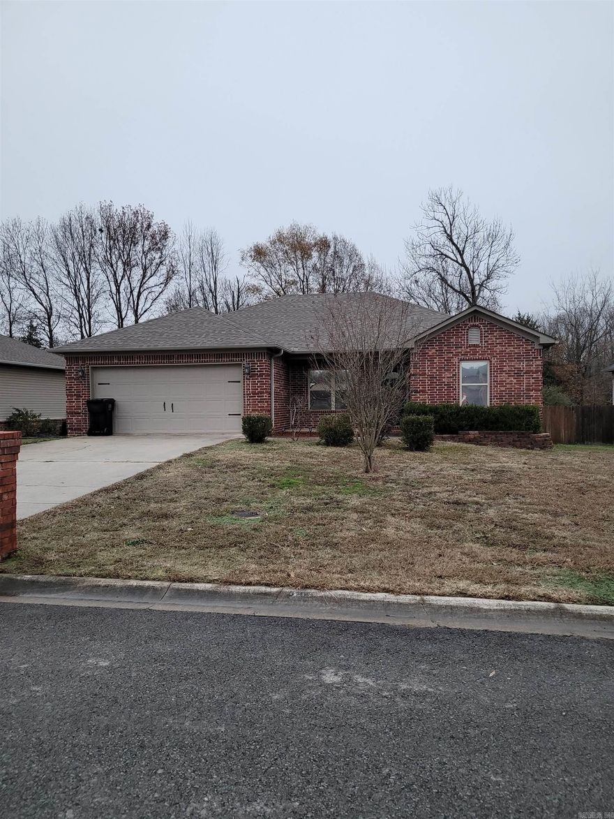 3 bed 2 bath home for lease. split floorplan with open concept, fenced in backyard, Storage shed, Cabot schools. $1500 rent and $1500 security deposit. $40 application fee per adult; https://irealtyar.managebuilding.com/Resident/rental-application/new
