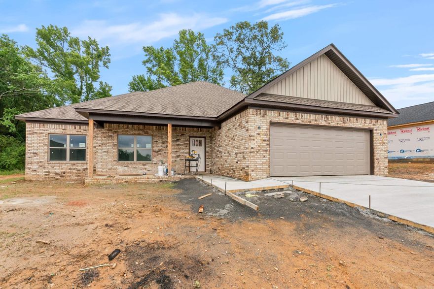 Beautiful home under construction in the heart of Wooster, conveniently located across from Wooster Elementary. The open-concept kitchen features stunning granite countertops, backsplash, and stainless-steel appliances, complemented by a walk-in pantry. Cozy up by the electric fireplace in the spacious living room. The home also features a tiled walk in shower, tub, and two walk in closets in the primary bathroom.  As an added bonus, fiber internet is now available in this area! Estimated completion is July 12th.