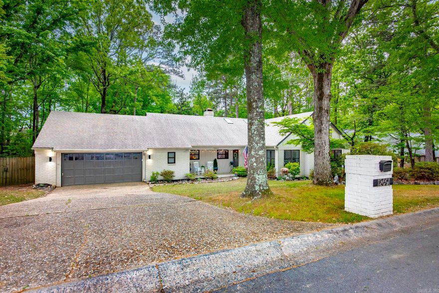 Meticulously maintained home nestled in the highly sought after Saint Charles Subdivision. Front Porch Charm~excellent landscaping welcomes you home! Home has a great floorpan w/lots of natural light. Home has been completely updated w/ great attention to detail & high end fixtures providing a modern touch to the design of the home. Large kitchen w/tons of cabinets, granite countertops, breakfast bar, pantry, wine fridge, stainless steel appliances & wall oven. In the living room you will love the cathedral ceilings, wooden beams, skylights & fireplace that adds warmth & coziness. The fireplace separates a room that could be a formal dining room or play area for children. Home has bonus space just off the dining room that could be office (currently a nursery). Large primary w/dual sinks, tiled shower, & a large closet. Stepping out back there is a wooden deck w/privacy behind the home. Nice shop area tucked on the back of the home & extra storage in garage. Fence, HVAC, HWH, all windows & roof are less than 6 years old. Be a part of this wonderful community that feature a pool, tennis/pickleball courts, walking trails, picnic & playground areas. The perfect place to call home.