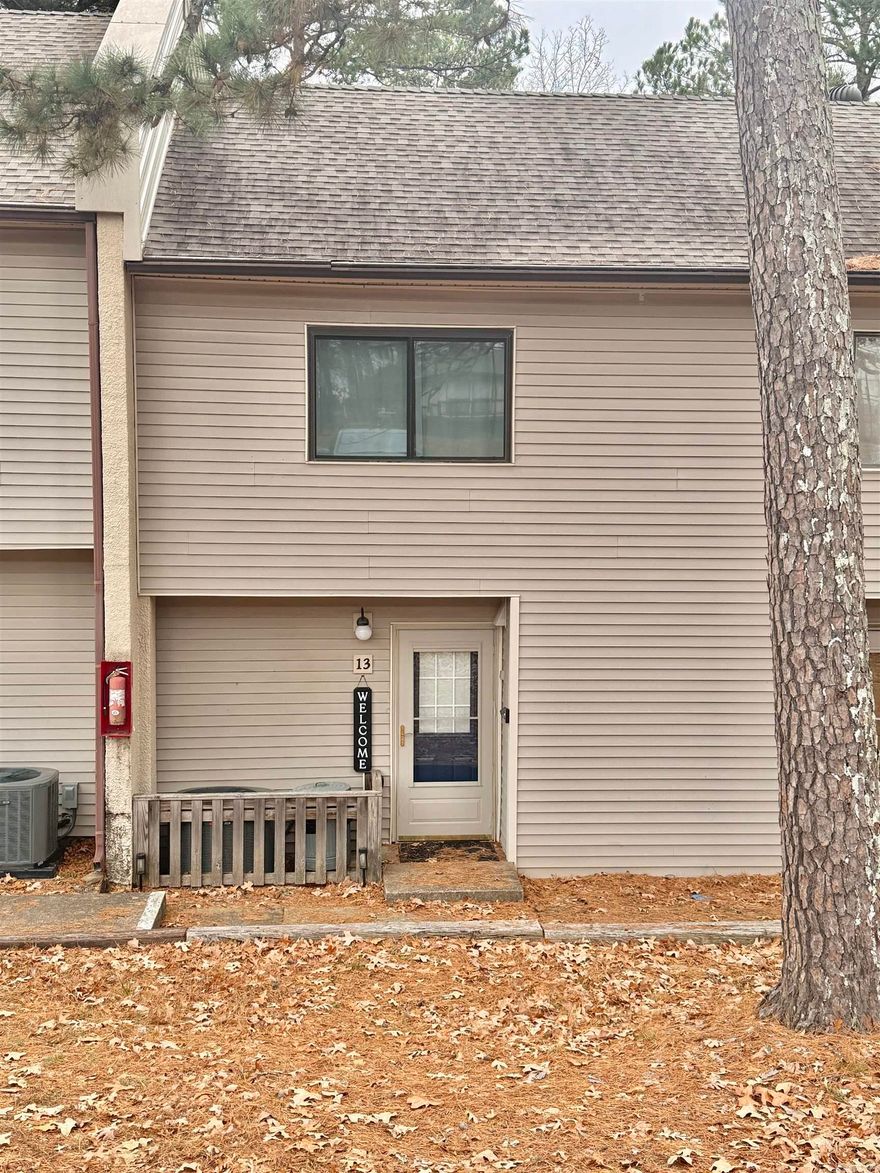 Super cute & clean condo across from the pickleball/tennis courts & Cool Pool Cafe.  Established Short Term Rental , comes fully Furnished plus linens, kitchen-ware, etc. 2 Bedrooms/1.5 baths. Monthly dues for Fairfield Bay Community Club are $220 a month that gives you access to 3 swimming pools, trash pickup, & city sewer. The monthly condo dues are $128/month which includes grounds maintenance, termite policy, basic tv, & exterior maintenance. Walking distance to Cool Pool/Pickle Ball Courts/tennis Courts/& Cool Pool Restaurant. Also ATV trails, bike trails, hiking trails, playground, & Putt Putt close by.