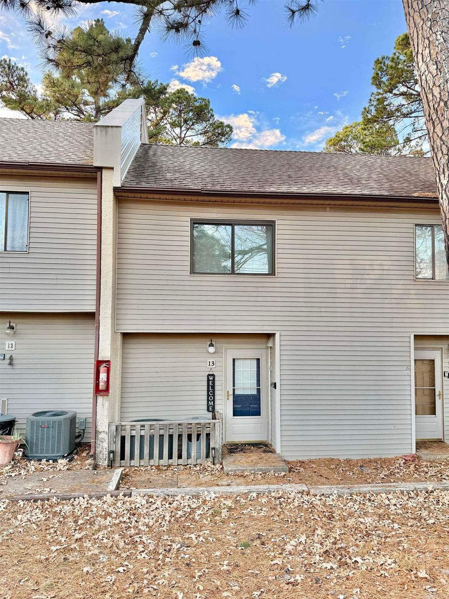 Super cute & clean condo across from the pickleball/tennis courts & Cool Pool Cafe.  Established Short Term Rental , comes fully Furnished plus linens, kitchen-ware, etc. 2 Bedrooms/1.5 baths. Monthly dues for Fairfield Bay Community Club are $220 a month that gives you access to 3 swimming pools, trash pickup, & city sewer. The monthly condo dues are $128/month which includes grounds maintenance, termite policy, basic tv, & exterior maintenance. Walking distance to Cool Pool/Pickle Ball Courts/tennis Courts/& Cool Pool Restaurant. Also ATV trails, bike trails, hiking trails, playground, & Putt Putt close by.